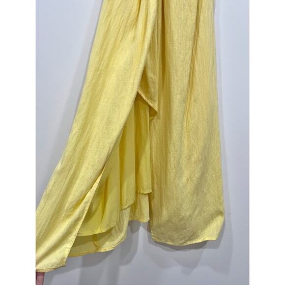 Revolve Line and Dot Yellow Sun Dress - Picture 5 of 8